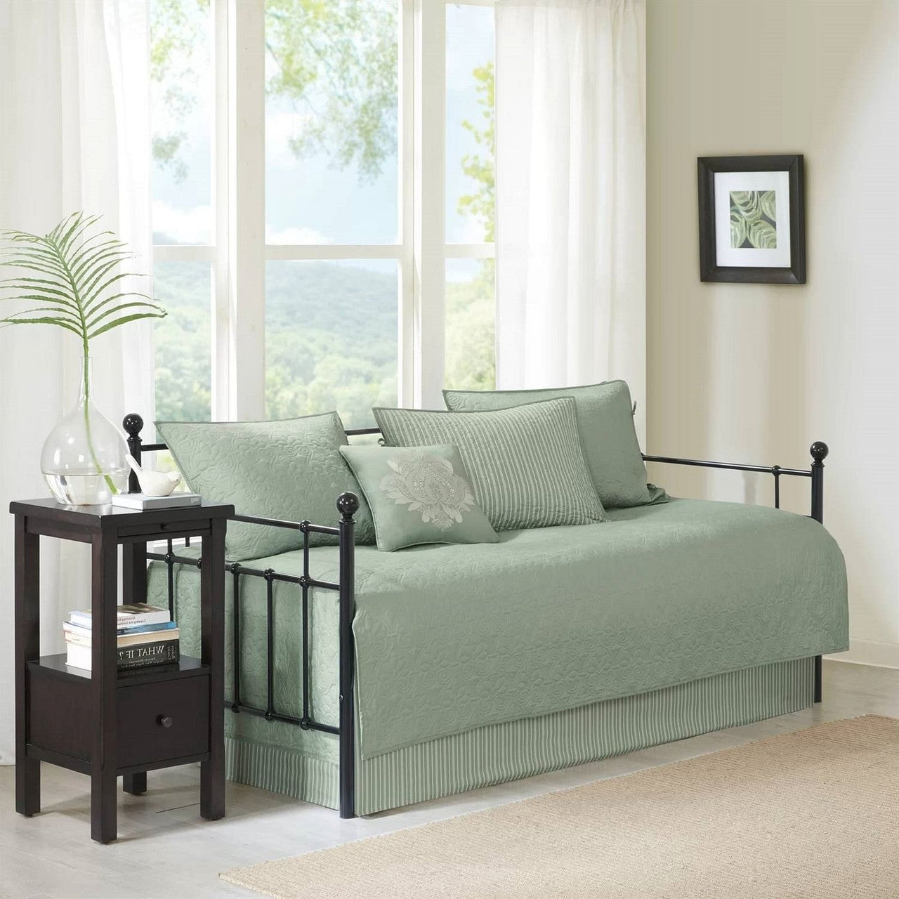 6-Piece Country Cottage Quilted Daybed Cover Set
