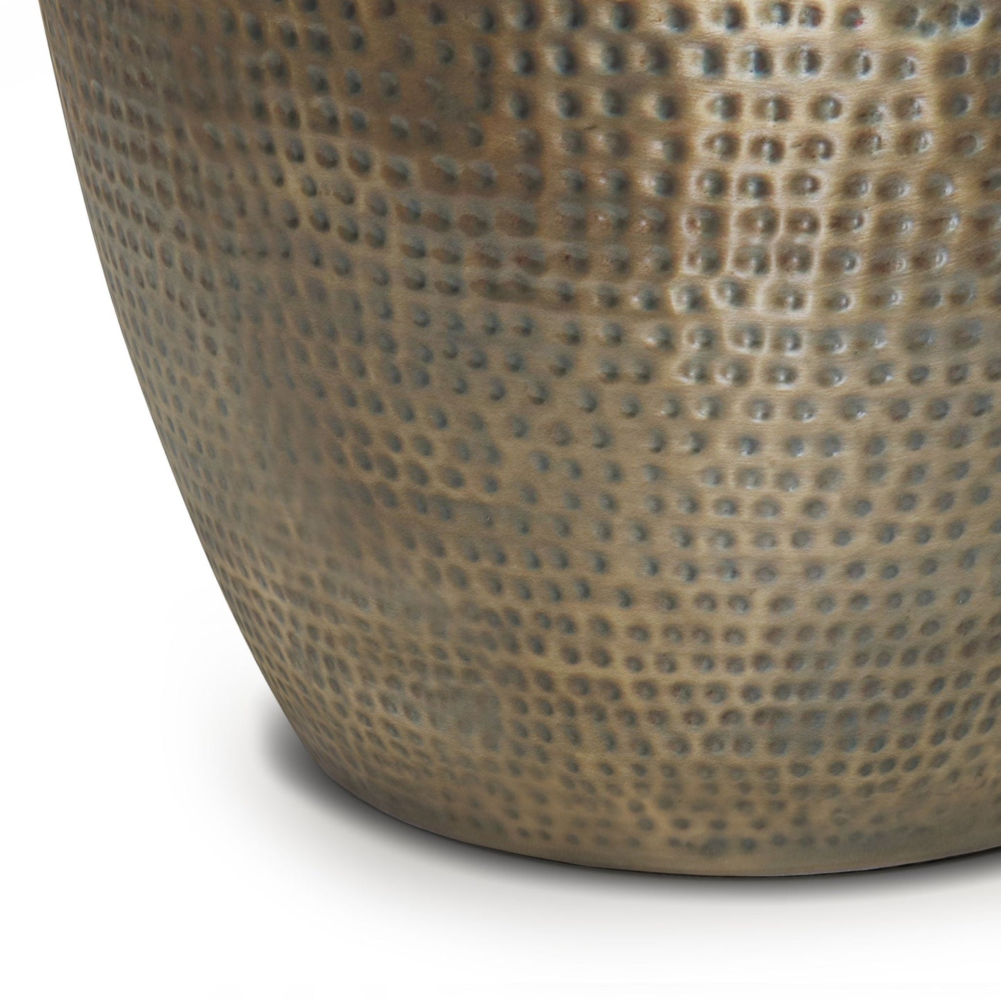 Handcrafted Metal Side Table