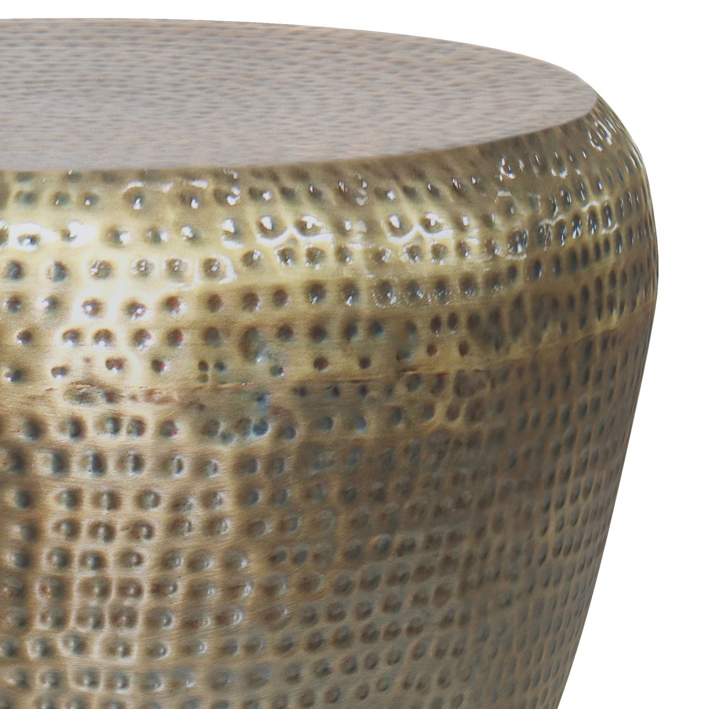 Handcrafted Metal Side Table