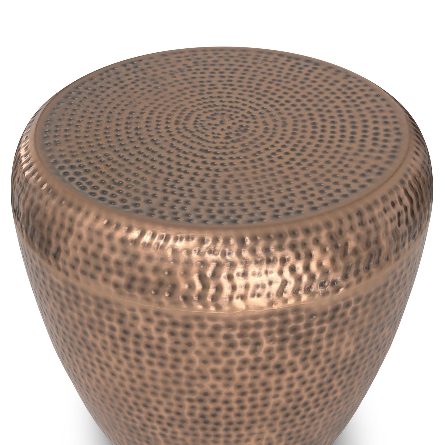 Handcrafted Metal Side Table
