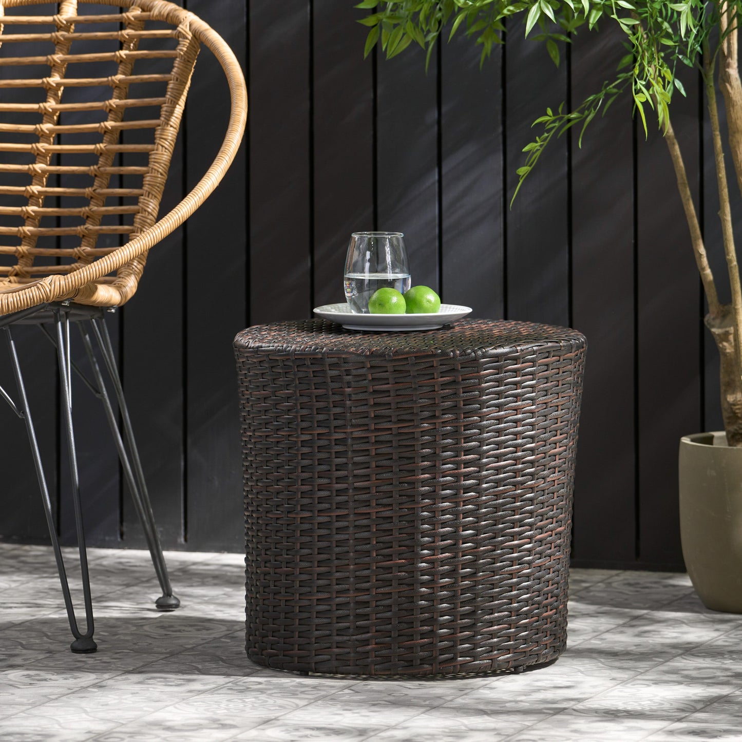 Barrel Side Table