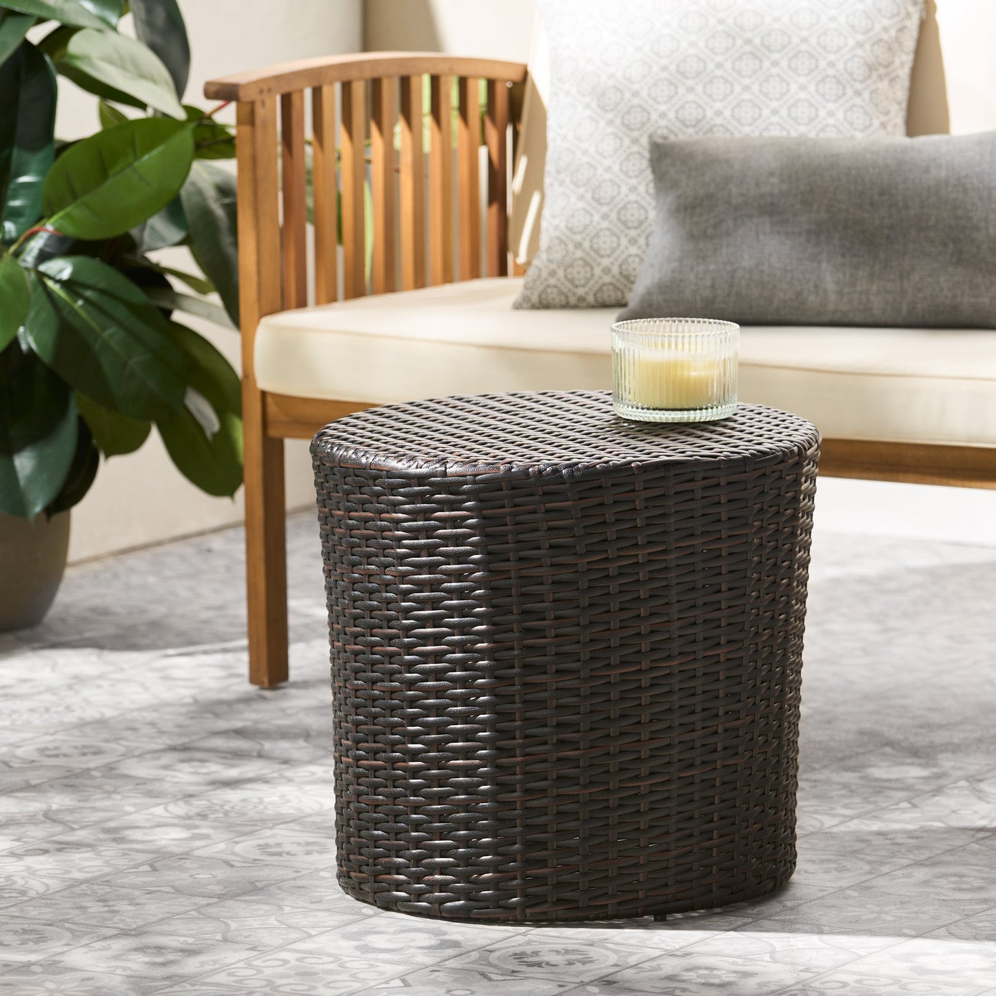 Barrel Side Table