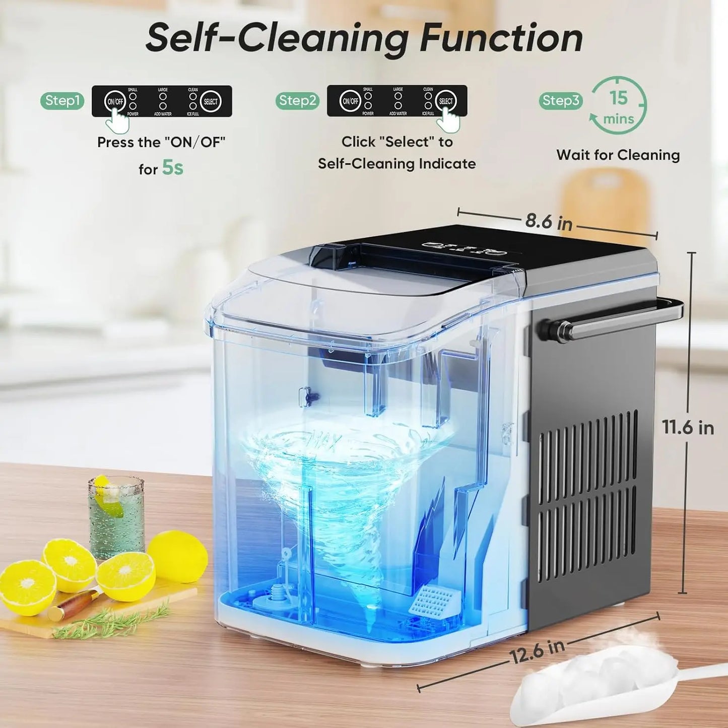 Portable Countertop Ice Maker