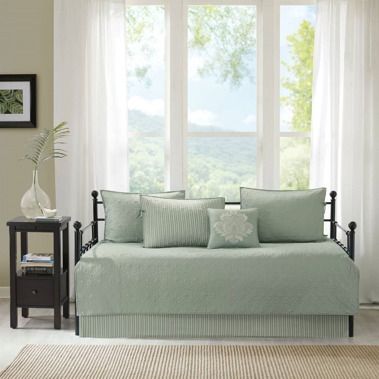 6-Piece Country Cottage Quilted Daybed Cover Set