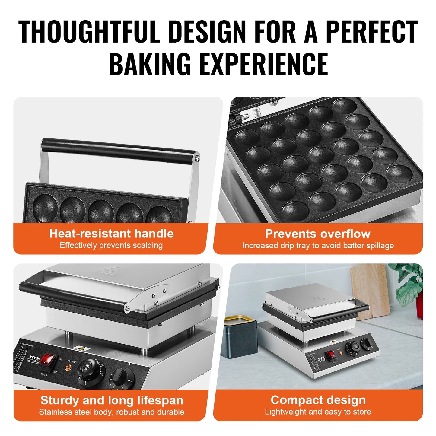 Electric Mini Waffle Maker