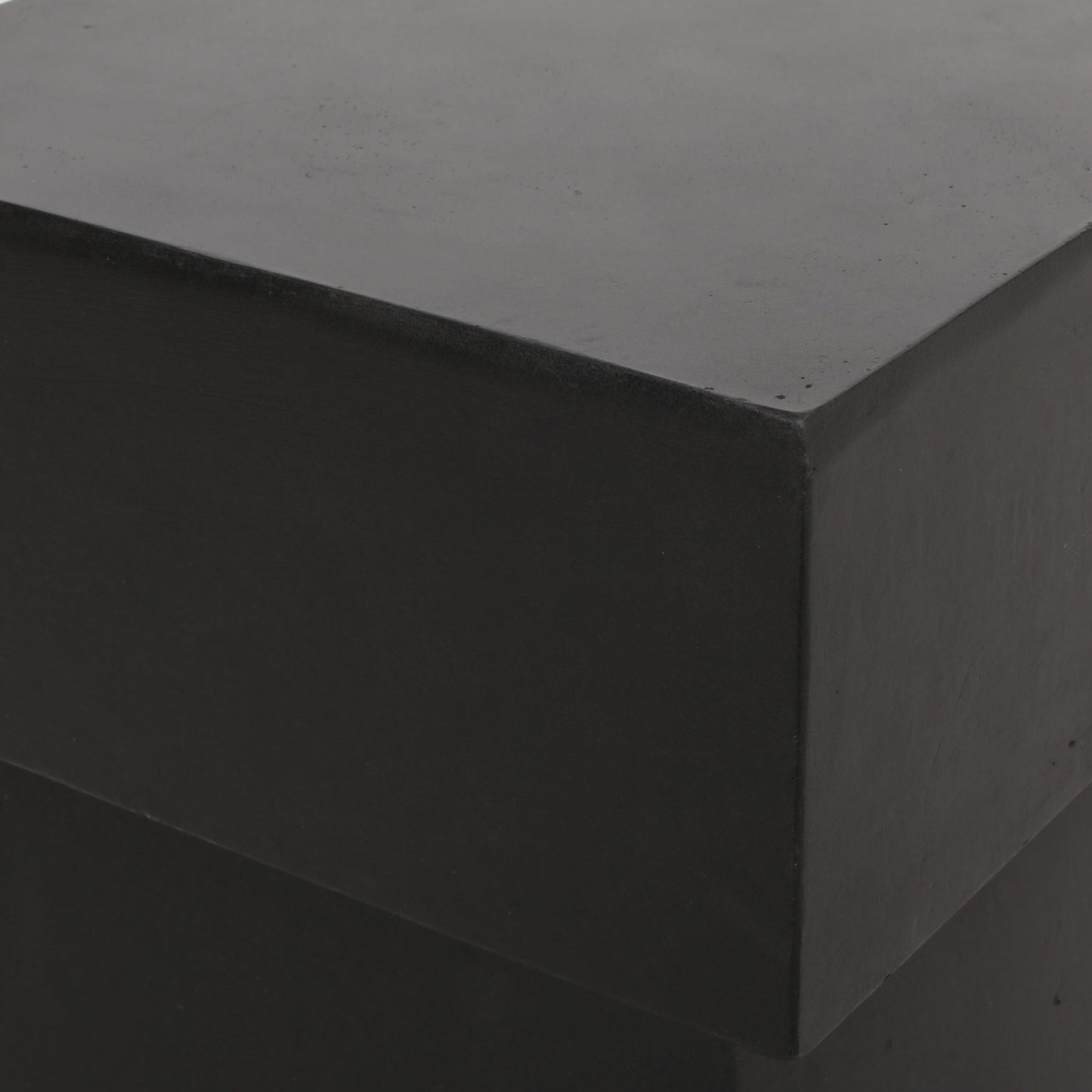 Outdoor Side Table, Patio End Table - Black