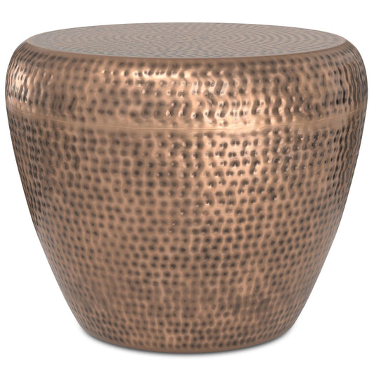 Handcrafted Metal Side Table
