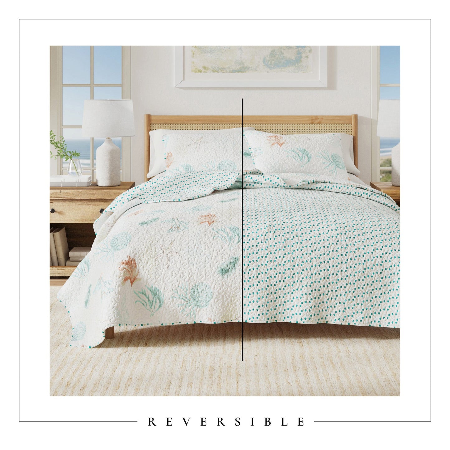 Key West Collection Coastal Quilt Set