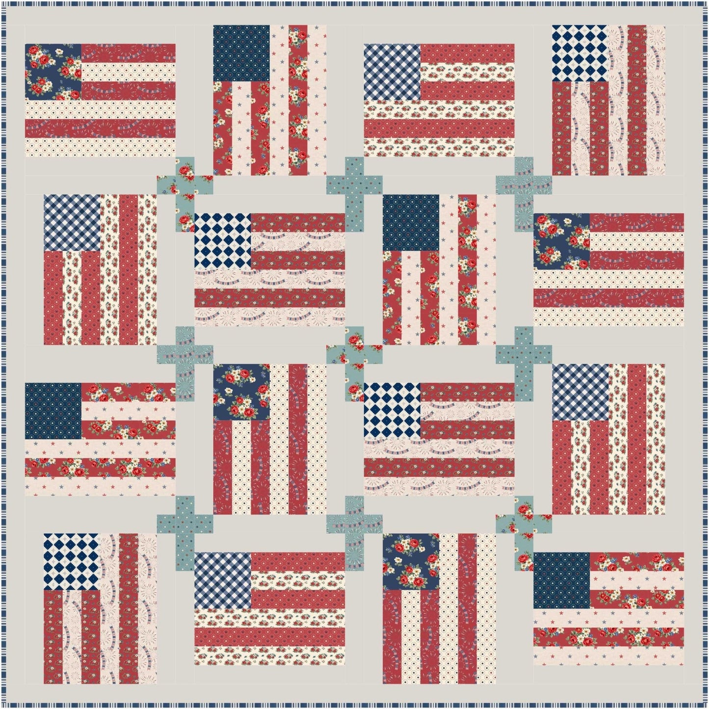 God and Country Quilt Kit