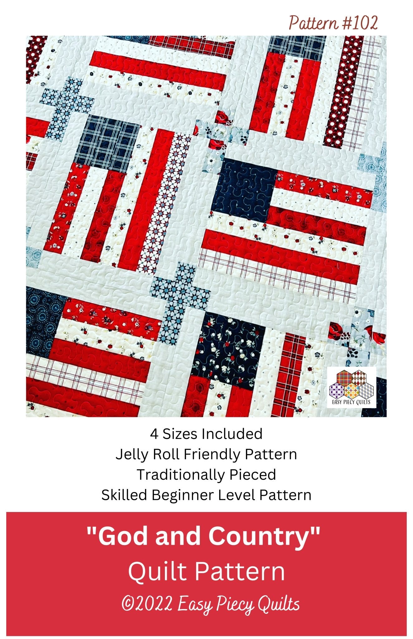 God and Country Quilt Kit